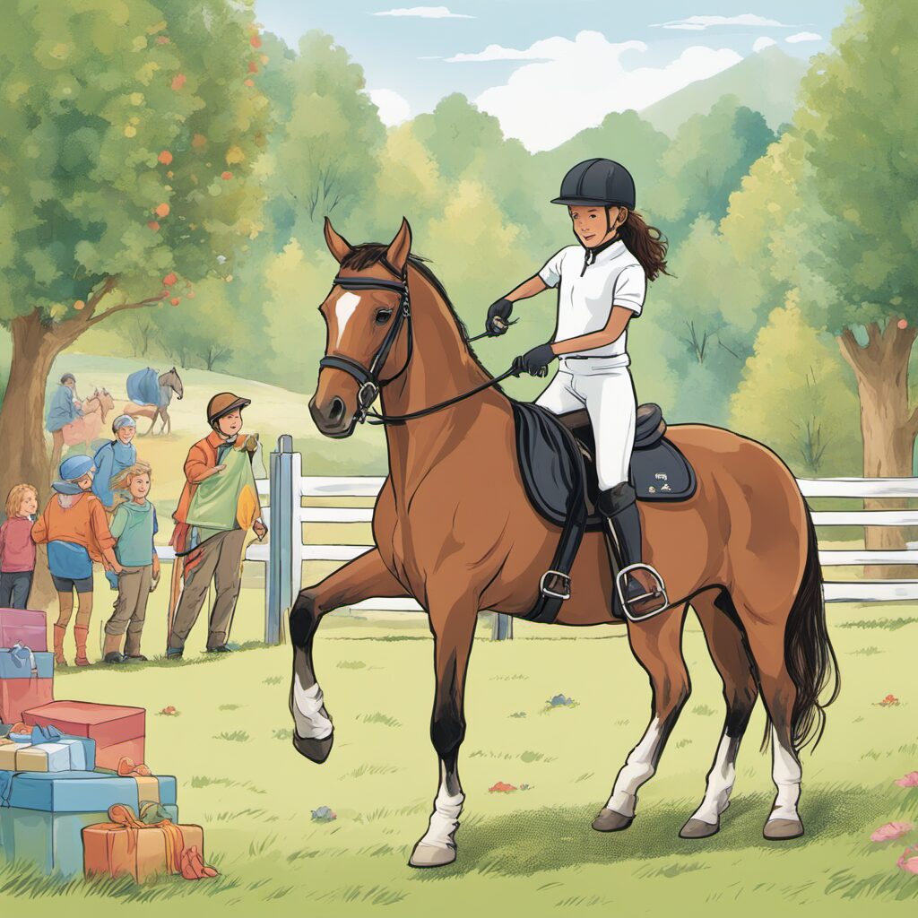 Reit-Accessoires für Kinder, Geschenkidee zum Reitsport, Reitleggings und Reithosen für den kleinen Pferdefreund