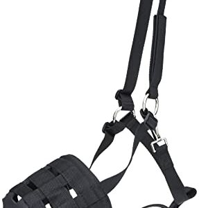 Maulkorb aus Nylon, schwarz, für Reiter aller Altersgruppen geeignet, hochwertige Ausrüstung für Pferde-Reitsport