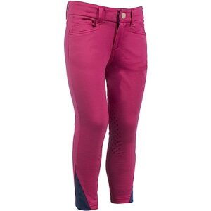 Kinderreithose Comfy von HKM in Cranberry mit Silikon-Kniebesatz und zwei Fronttaschen. Bequeme Reitleggin für Kinder in Größe 116/122.