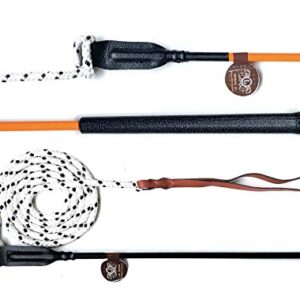 Kontaktstock für Pferde mit Seil, ideal für Bodenarbeit und Longieren, Länge 100 cm oder 120 cm, robustes Material und angenehmer Griff.