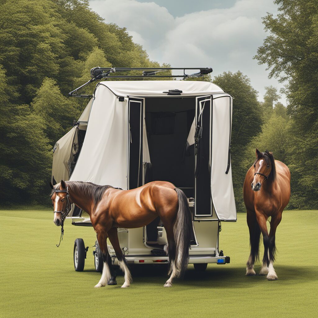 Entdecke die perfekten Geschenkideen für jeden Reiter: Pferdeanhänger Zubehör mit Deichselabdeckung, Deckenanhänger und Trense. Perfekte Geschenke rund ums Reiten.
