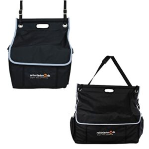 RL24 Boxentasche, Putztasche für Pferde in Schwarz ohne Inhalt, 45 x 55 x 20 cm