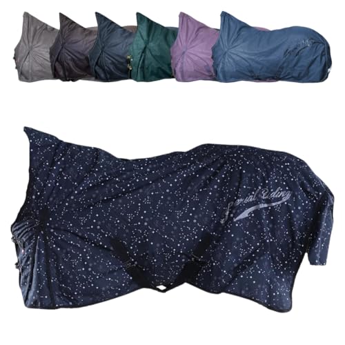 RL24 Outdoordecke von Imperial Riding - wasserdicht, atmungsaktiv und mit Fleece-Futter für Pferde in Black 145cm