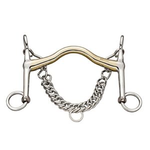 Hochwertige Kandare von Sprenger für Pferde, Sensogan-ES Material, 13,5 cm Größe, ideal für sensible Pferde und Pferde mit fleischigen Zungen