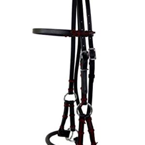 Thor Equine Sidepull Trense - Nasenriemen für Western und Freizeitreiten, verschiedene Größen