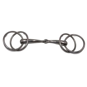 Hochwertige Doppelringtrense für Fahr- und Reitsport aus rostfreiem Edelstahl mit vielseitiger Verschnallung und fein dosierbarer Wirkung.
