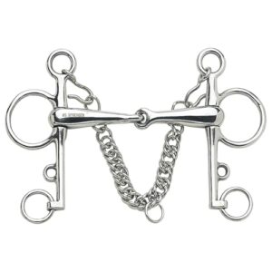 Edelstahl Pelham für Pferdeausbildung, hochwertiges Werkzeug zur gezielten Wirkung auf Zunge, Genick und Unterkiefer