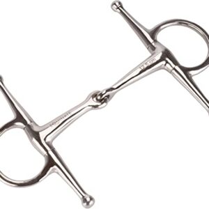 Hochwertige Schenkeltrense für Pferde aus Edelstahl mit anatomischem Mundstück und sanfter Einwirkung