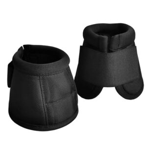 Hufglocken für Pferde, Ballenschutz aus Neopren, Stoßdämpfend und Scheuerfrei, komfortable Schutzglocken mit Klettverschluss