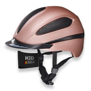 Leichter Reithelm für Damen und Herren mit MaxShell Konstruktion, Verstellsystem und hoher Farbe Rose Matt