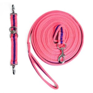 Longe mit Longierbrille, Pferde Zubehör für Longieren und Bodenarbeit, hochwertiges Material, gleichmäßige Druckverteilung auf dem Gebiss, langlebiges und strapazierfähiges Material