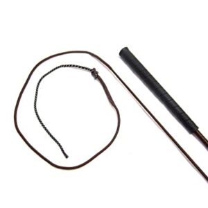 Bogenpeitsche für Pferdetraining in 3 Farben: braun, perfekt für Bodenarbeit und Horsemanship