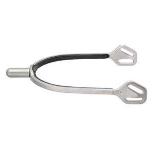 Rostfreie Edelstahl Sporen, mattiert, abgerundet (20 mm) für Pferdebesitzer
