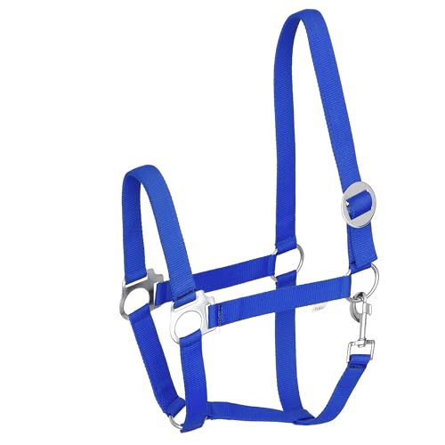 Hochwertiges Nylon-Halfter für Pferde, verstellbares Design, weiche Materialien, praxisnahes Karabiner