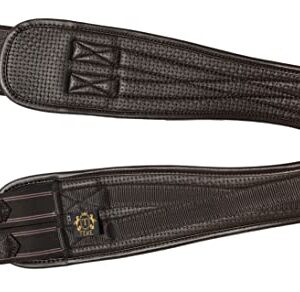 Konturierter Sattelgurt von T TEKE, Airflow-Waffel-PVC-Schaum-Konstruktion mit beidseitigem Baumwollgummizug und Edelstahlschnallen