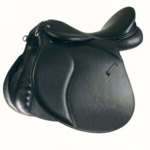 Ergonomischer Sattel für Reiter - VS-Sattel New Lord schwarz 17,5 Zoll/KW 2 - hochwertiger Sattel mit optimaler Passform und hohem Komfort
