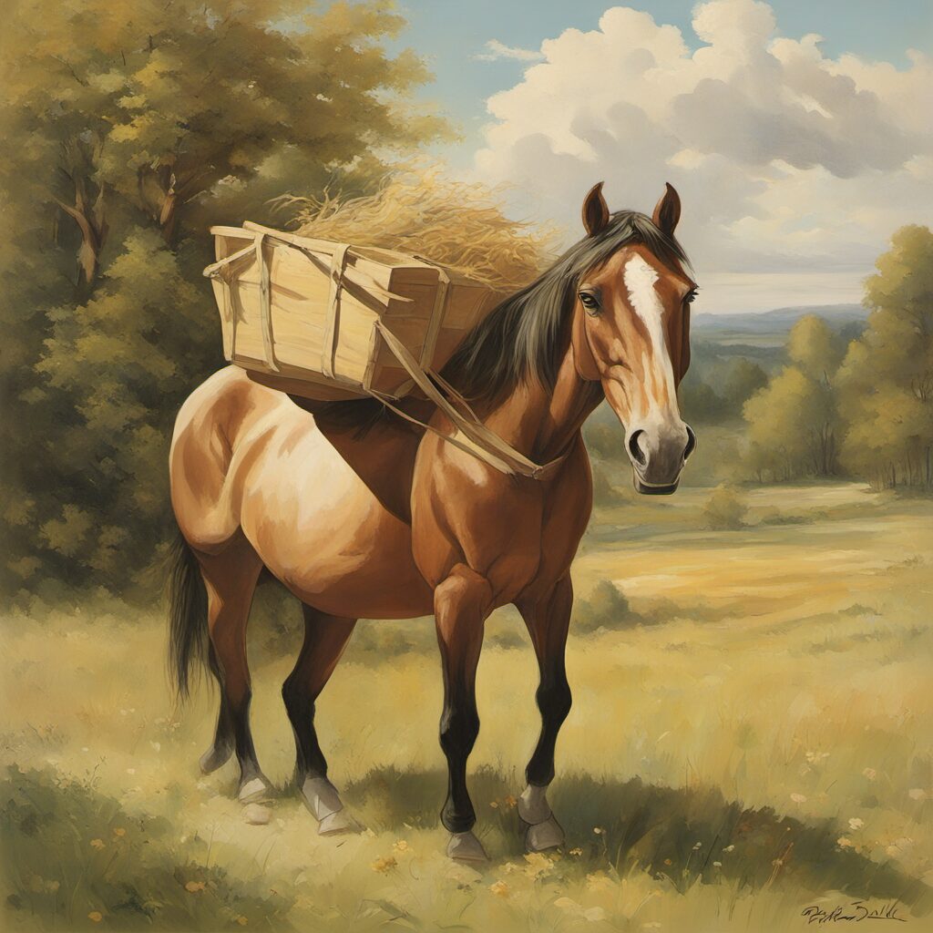 Ein Baucharbeiten ist ein Muss für jedes Pferd und hilft der Kommunikation zwischen Pferd und Reiter zu verbessern.