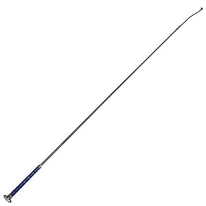 Covalliero Dressurgerte, Reitgerte mit marinefarbenem Griff und Fiberglas-Schaft, ideal für Dressurreiter