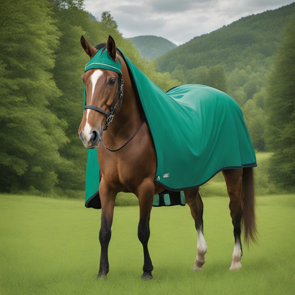 Fliegenschutzmasche oder -decke, um sich bei Reisen vor fliegenden Insekten zu schützen und stilvoll auszusehen