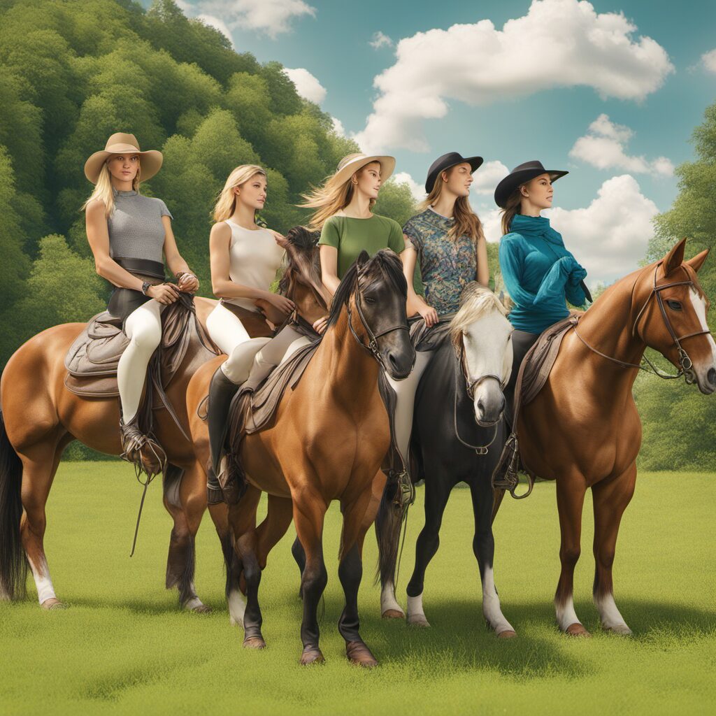 Perfekte Geschenke für Pferdefreunde: Reithosen, Reitleggings und Strumpf in verschiedenen Farben und Mustern