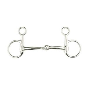 Bauchereinrichtung für Hengste, horze Baucher Einzeln Beweglich Bit - One Farbe, 115, hochwertige Bauchereinrichtung mit Edelstahl-Konstruktion und einzigen verbundenen Mund