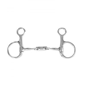 Doppelt gebrochenes Baucher-Gebiss von HORZE, ein hochwertiges und stabiles Mundstück für Pferde mit individuellen Bedürfnissen