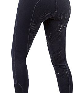 Kerbl Damen Reithose BasicPlus, bequeme Hose für Reit- und Outdoor-Aktivitäten, Baumwoll-Elasthan-Mischung, atmungsaktiv und wasserdurchlässig