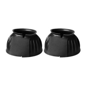 Hufglocken für Pferde, Gummi-Springglocken mit Klettverschluss für Training, Wettkampf und Rehabilitation von Pferden