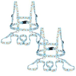 Pferdeleine für Kinder, Himmelblau, Pferdespielzeug, Longierleine, Geschirr für Kinder zum Spielen