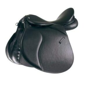 Ponysattel New Lord, schwarz 15,5 KW3, hochwertiger Sattel für Pferde, optimierte Passform, maximale Bequemlichkeit und Sicherheit, robustes Design, lange Lebensdauer