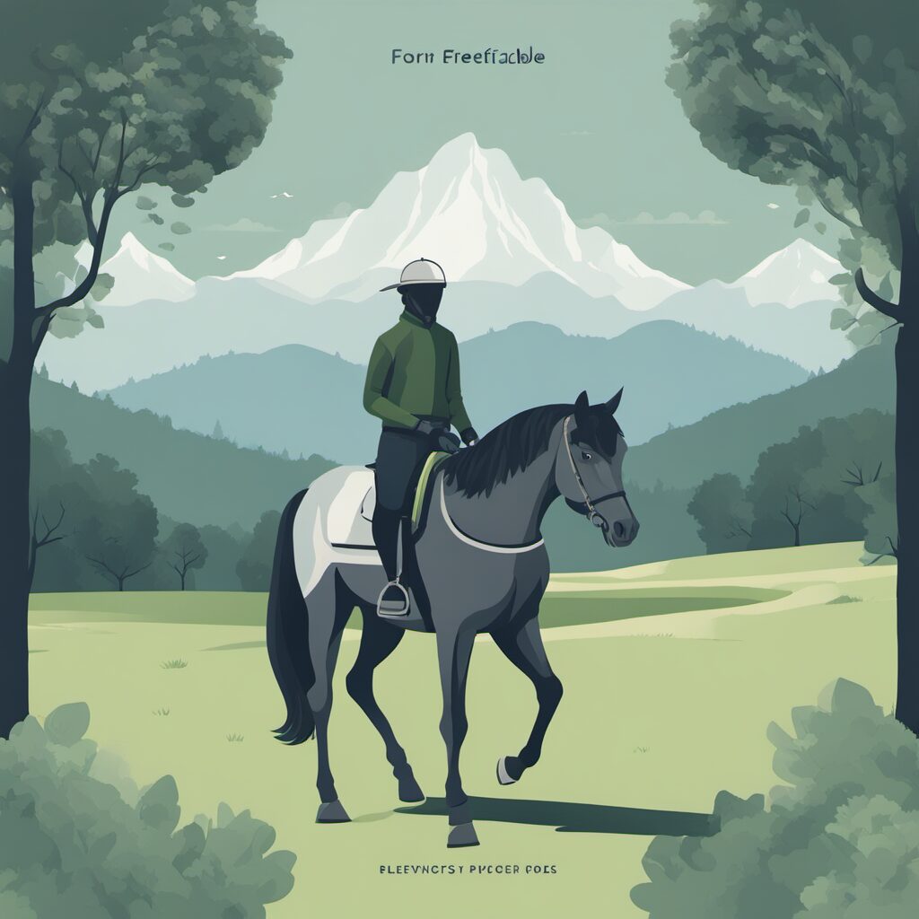 Reflektor - Sichere Geschenkidee für Reiter mit Pferd und Reflektor, um die Sicherheit bei schlechten Lichtverhältnissen zu erhöhen