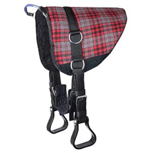 Waldhausen Bare-Back-Pad Reitkissen, sicher und bequem für jeden Reiter, grauer Farbton