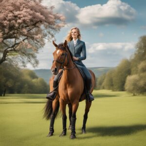 Elegante wasserabweisende Reitstiefel für Reiter und Pferdesport