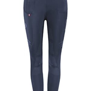 Reitsport-Tights für Damen von Cavallo mit Grip und Handytaschen, Dunkelblau 36