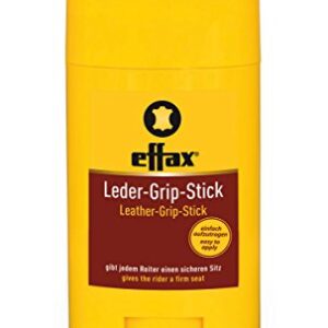 Effax Leder Grip Stick 50 ml, Unisex, Anti-Rutsch-Formel für Pferde und Reittiere sicherer Sitzgefühl