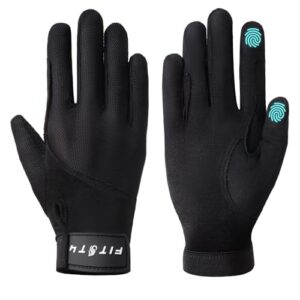 Damen Reithandschuhe Sommer Netting Atmungsaktiv rutschfest Handschuhe Reiten Unisex Erwachsene Fahrradhandschuhe mit Touchscreen-Design für Reitsport und Sports