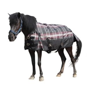 Ponydecke, Gallopoff 600D Regendecke, Shetty & Fohlen, Wasserdicht, Winddicht, Atmungsaktiv, Reißfest