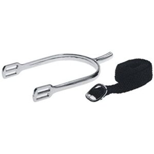 HKM Sporen für Damen, Dornlänge 30 mm. Hochwertige Sporen mit robustem Material und schwarzen Gummi-Grips.