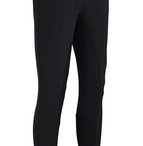 Pikeur Herren Reithose Rossini FFL schwarz, Vollbesatz, Midwaist, Flex, Faux Leather