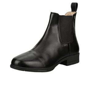 Bequeme und atmungsaktive Boots mit hochwertigem Leder - SUEDWIND Chelsea Stiefelette Nova Jodhpur Classic aus Echtleder für Reiten, Gassigehen oder als Freizeitschuh in Schwarz