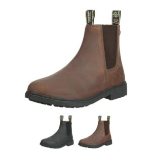Chelsea Boots aus Leder, Reitstiefel für Damen mit Ortholite Innensohle und TRX Sohle