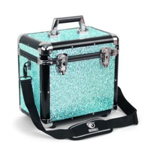 Praktische Putzbox für Reiter mit abwaschbaren Innenmaterialien und variabler Trennwand, ideal für die Aufbewahrung von Pflegeprodukten beim Pferdearbeit