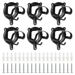 Pferde-Zaumzeughalter Set mit 6 Stück, Metall Trensenhalter für Pferde, Reitstall, Sattelkammer, Komfortables Aufbewahren Ihres Zaumzeugs