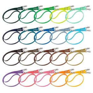 Bio-Thane Zügel, schmutz- und wasserabweisend, 16mm breit, 2,50 Meter lang, für Pferde und Ponys in Neonrosa