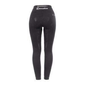 Cavallo Reitleggins in schwarz, Größe 38, hochwertige Leggins für Damen mit CAVAGrip und weichem Material