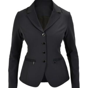 Equiva Damen Turnierjacket Wiesbaden, klassisches Reitsakko mit femininer Passform und komfortabler Funktion für den Turniersport und den Alltagsgebrauch