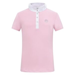 Turniershirt für Kinder von Imperial Riding, klassisches Reitshirt mit Stehkragen und Polo-Knopfleiste, elegant und komfortabel