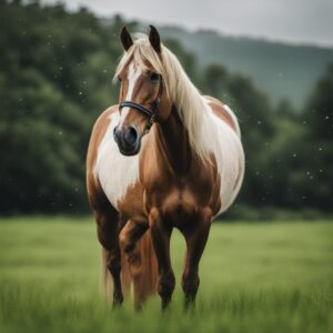 Regenfreies Reiten: Wie Pferdedecken trockene Gesundheit und Wohlbefinden für dein Pferd sicherstellen können.