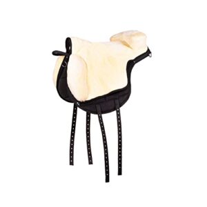 Bareback-Pad Super Soft, Reitpad Schwarz Weich für Pony - Komfortabel und anatomisch geformt
