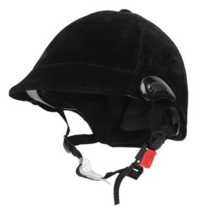 VICASKY Verstellbarer Reithelm mit Atmungsaktivem Innenfutter und Abnehmbaren Ohrpolstern - Schutzhelm für Reitsport Fahrrad Skateboard und Scooter